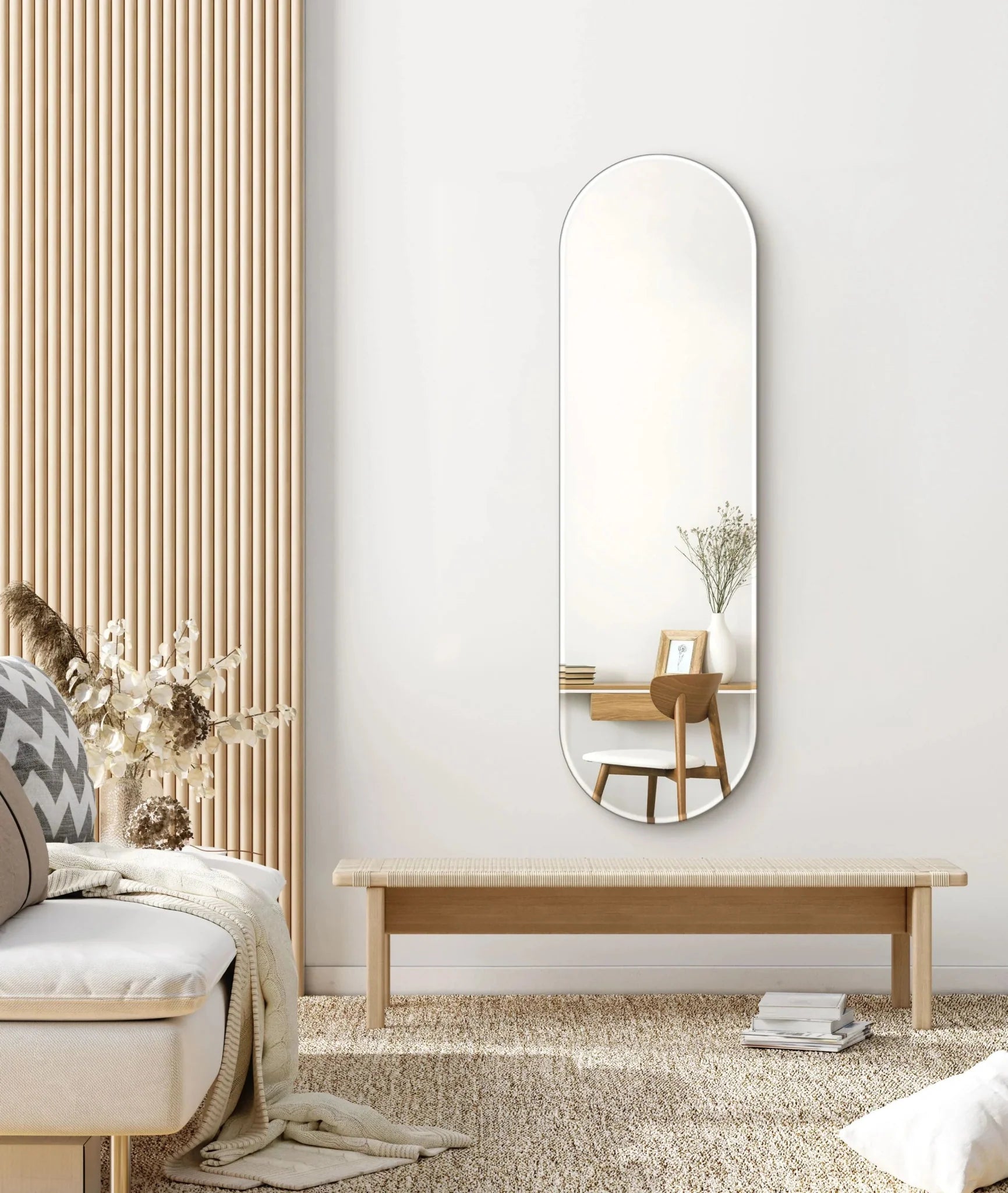 Oval Mirror No. 2 | 40 x 130 cm - Blossholm