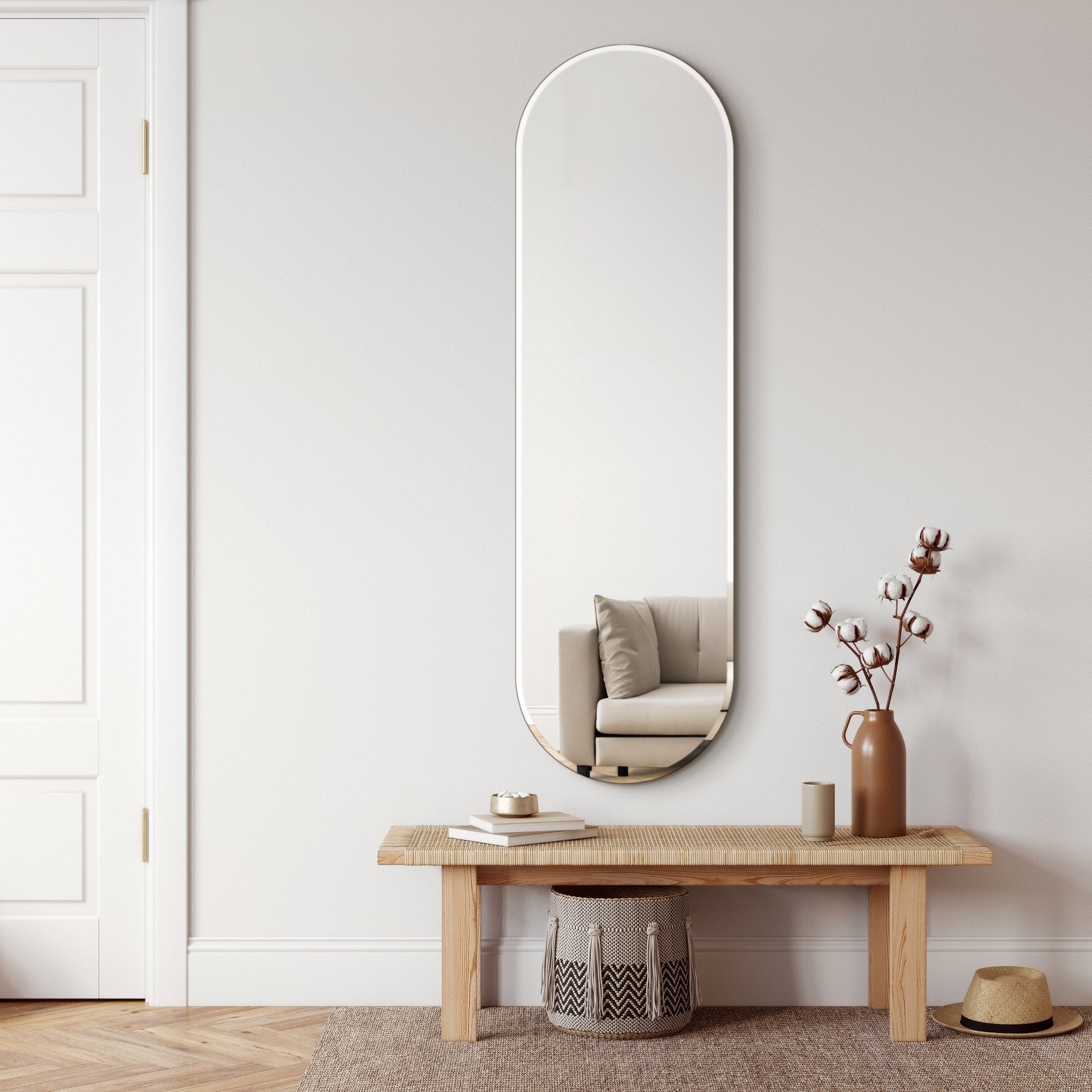 Oval Mirror No. 3 | 150 x 50 cm - Blossholm